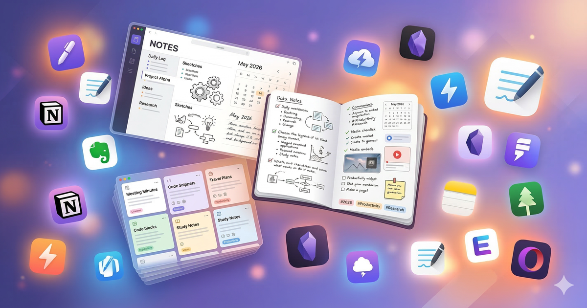 7 Best Note-Taking Apps in 2026 (Free & Paid)