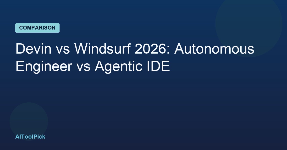 Devin vs Windsurf 2026: Autonomous Engineer vs Agentic IDE