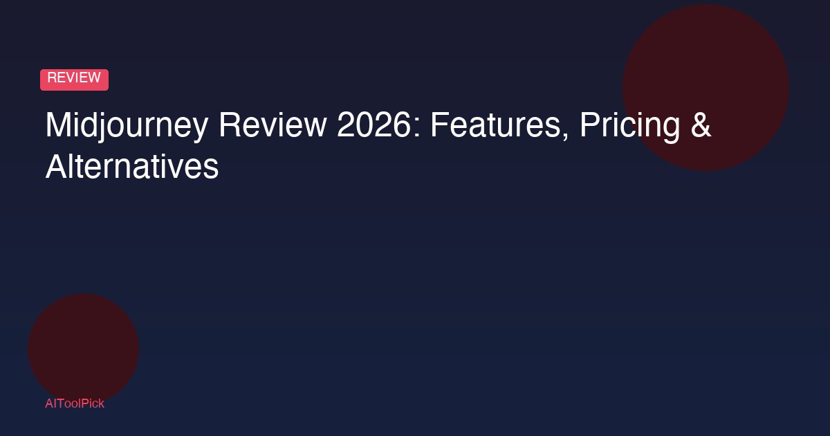 Midjourney Review 2026: Features, Pricing & Alternatives